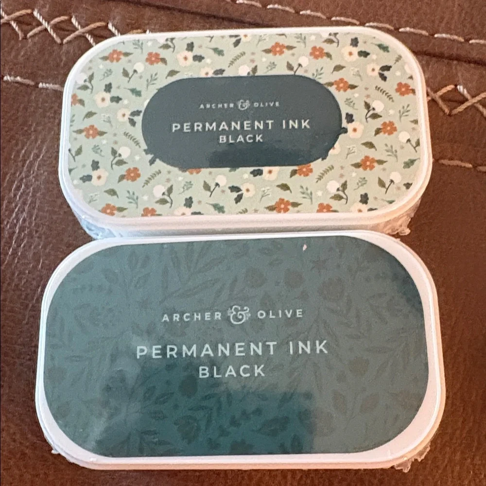 Lot Archer & Olive Stamp Pad Cozy Cottage‎ Ink Stamp Pads Permanent Ink Black